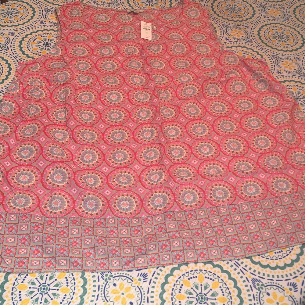 NWT Talbots Plus sleeveless top size 1x